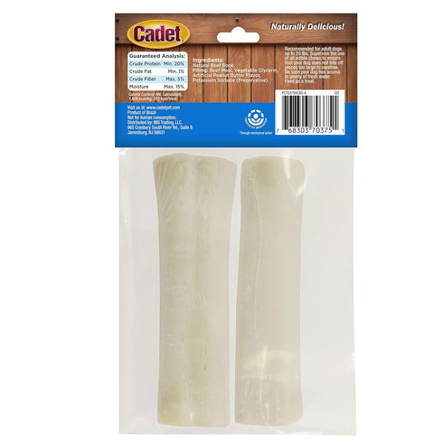 Cadet Junior Stuffed Shin Bones, Peanut Butter Flavor, Highly Digestible, 2 Count