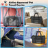 Top tasta Dog Cat Carrier: Portable Foldable Carrier for Small Medium Large Cats Dogs Under 25 Lbs, Black Large