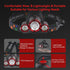 1200 4 90Angle Headlamp Rechargeable Lumens Super Brightest Modes Head Lamp for Adults Zoom Waterproof Headlight