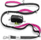 6 ft. Bungee Dog Leash - Heavy Duty with 4 Traffic Handles, Mighty Carabiner Clip, Ultra Reflective for Large Dogs