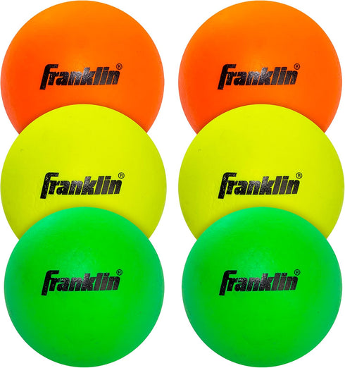Franklin Sports Lacrosse Balls, Soft Rubber for Kids, Perfect for Beginners & First Time Players, Bright Colors