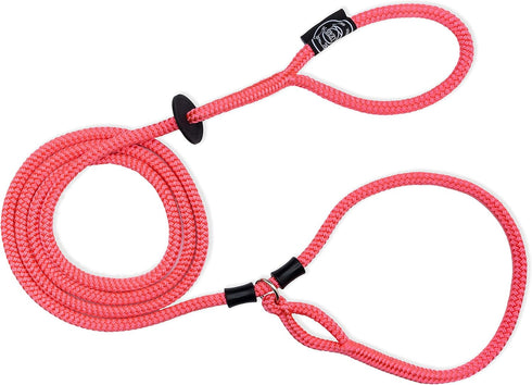 No Pull Dog Harness and Leash Set by Harness Lead, Anti Pull for All Breeds, Cushioned Rope Design (Small/Medium, Pink)
