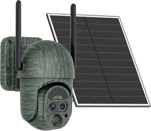 SEHMUA Cellular Trail Cameras, 4G LTE Cellular Security Camera with 12X Hybrid Zoom