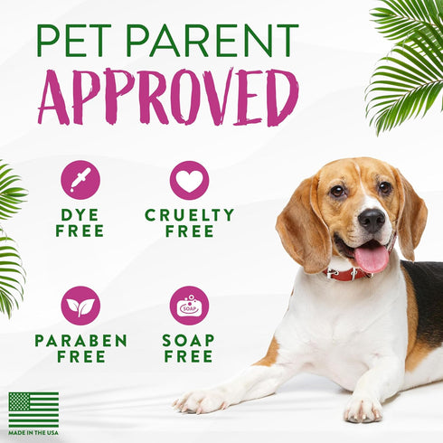 TropiClean Berry & Coconut Dog Wipes for Paws and Butt | Deep Cleaning Grooming Wipes | Safe for The Face | 100 Count