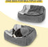 GASUR Dog Beds for Large Medium Small Dogs, Rectangle Cave Hooded Blanket Puppy Bed, Warmth and Machine Washable (20