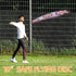 Outdoor Two Soft Frisbee Throwing Disc, Flying Disc for Man and Woman in Yard, Beach, Lawn, Camping, Pool (Neon Lamp +