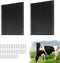 2 pcs Horse Cattle Scratchers, Soft Massage Brush Kit for Equine Bovine, Itch Relief Pad