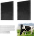 2 pcs Horse Cattle Scratchers, Soft Massage Brush Kit for Equine Bovine, Itch Relief Pad