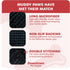 My Doggy Place Microfiber Dog Mat for Muddy Paws, 31" x 20" Black - Quick-Drying Non-Slip Dog Mat