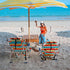 Xeuemtey Backpack Pouch,5-Position Beach Chair with Towel Bar,Cooler and Storage Adjustable High Beach Chairs
