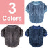 Dog Sweater, 3 Pack for Small Dogs or Cats - Warm Clothes Shirt Coat for Winter Christmas (Blue, Dark Blue, Grey,