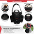 PowerNet Soft Bucket Carry Bag with Shoulder Strap & Pocket Organizer for Softball & Baseball Gear (Softside)