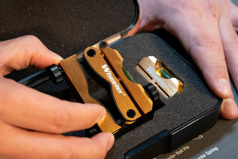 Wheeler Engineering Professional Reticle Leveling System with Heavy-Duty Construction and Storage Case