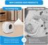 120 Count MW-SC01 MW-SC02/ MW-LR01, -17.7" 19.7" Cat Litter Box Liners Bags Compatible with MeoWant / Extra-Thick Cat