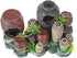 Saim Aquarium Decorations, Artificial Antique Barrels Crafts for Fish Tank Ornament.