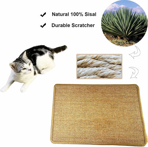 PPHAO Cat Scratcher for Large Cats, Indoor Scratching Pads to Stop Furniture Scratching