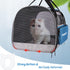 BurgeonNest Cat Carrier for Large Cats up to 20 lbs, Soft-Sided Pet Carrier for Small Dogs, 4 Ventilated Windows