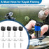 Kayak Track/Rail Mount Accessories, Hardware Kit with Convertible Knobs, T Bolts, Track Nuts, and Screws