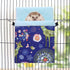 Wontee Small Pet Sleeping Pouch Sleep Bag, Warm Bed Hideout for Hamsters, Hedgehogs, Sugar Gliders, Squirrels (L, Blue