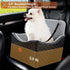 2 1 35 lbs, in Dog Car Seat Bed for Small/Medium Dogs Up to Travel Dog Booster Seat with Memory Foam Thick Cushion