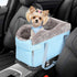 9 lbs, SlowTon Console Dog Car Seat - Portable Center Dog Car Seat for Small Dogs up to Washable Pet Carseat with Soft