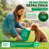 PAWTHENTIC NATURE 6 90 Pack, 18 ROLLS Dog Poop Bags bags, Value Extra-Thick Micron, Leak-Resistant, Strong & Durable