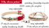 Pettsie Cat Collar, Breakaway Safety and Friendship Bracelet, Adjustable 7.5-11.5 Inches, Red