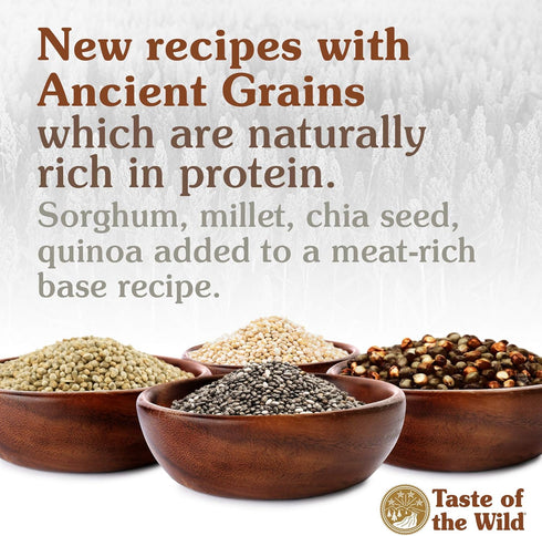 Taste of the Wild Ancient Wetlands Canine Recipe with Roasted Fowl and Ancient Grains, 5 lb