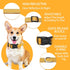 Reflective Dog Collar with Safety Locking Buckle, Adjustable Soft Nylon, for Small Medium Large Dogs, XL Yellow