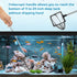 2 Pieces Fish Tank Net, Long Handle Mesh Aquarium Nets, Extendable 12.5-27.5 Inch Stainless Steel