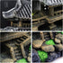 Classical Temple Aquarium Decorations, Asian Castle Thematic Safe Resin Ornaments with Plastic Plants for Fish Tank