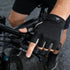 OVOY Men & Women Fingerless Gym Gloves - Anti-Slip Breathable Workout Gloves for Weightlifting, Cycling, Training