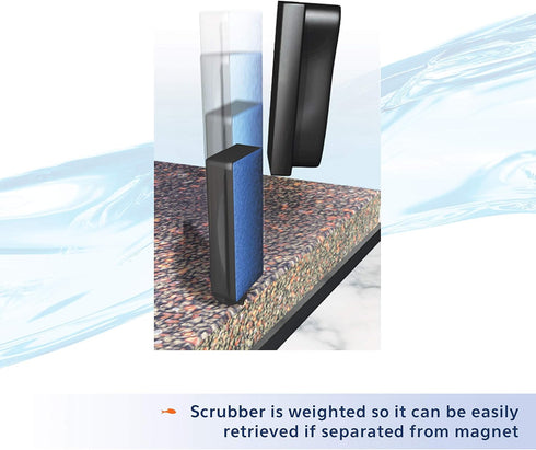 Mini Aquarium Algae Cleaner Magnet for Glass and Acrylic Tanks