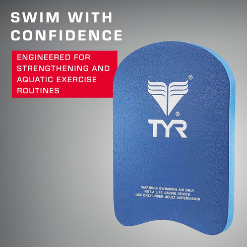 TYR Junior Kickboard Swimming Training Aid, Pool Exercise Equipment