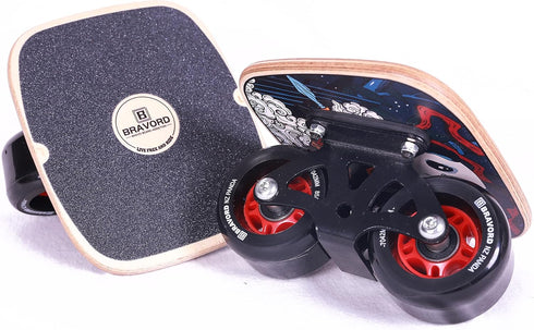 NZ Panda Roller Road Drift Skate with Cool Maple Deck, Anti-Slip, PU Wheels, and High-Speed Bearings.