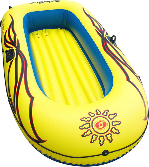 SOLSTICE Inflatable Boat Rafts 3 Person for Adults & Kids Comes W/