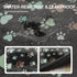 Luciphia Waterproof Pet Blankets for Couch Sofa Bed Cover Liquid Pee Proof Washable Soft Fluffy Large Dog Blanket Reversible Furniture Protection Grey Paw Thicken Small(40" x 28")