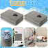 Chumia 4 Pack Absorbent Pet Grooming Towels, Soft Microfiber Quick Drying Dog Bath Towels (Gray, 16 x 31 Inch)