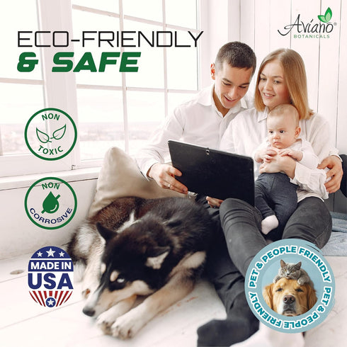 (1 Aviano Botanicals Multi-Purpose Enzyme Cleaner, Made in USA Gallon) Safe, Pet & People Friendly, Eco-Friendly