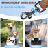 Mile High Life Dual Dog Leash, 360 Swivel No Tangle Walking Leash, Hands Free Leash for Two Dogs (Blue, 8FT)