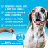 NonScents 75 Deodorizing & Cleaning Dog Grooming Wipes - Fragrance-Free Pet Wipes for Dogs, Unscented for Quick Baths