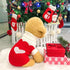 Pet Dog Knitted Sweaters Knitwear Turtleneck Pajamas Soft Winter Warm Puppy Valentine Clothing Christmas Clothes Heart Doggie Apparel for Cats Dogs (S)