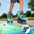ZOOBLISS 3-7 4 Kids Roller Skates for Beginners - Toddler Roller Skates for Boys and Girls Ages with Light-Up Wheels