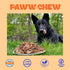 100% (1 PAWW CHEW Beef Lung Dog Treats - Natural, Single Ingredient, Pound) Made in the USA, Dried & Dehydrated, High