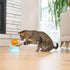 2-in-1 Catstages Spinning Fish Treat Dispenser Cat Toy, Interactive Puzzle Feeder & Cat Ball Track Add-On, Blue