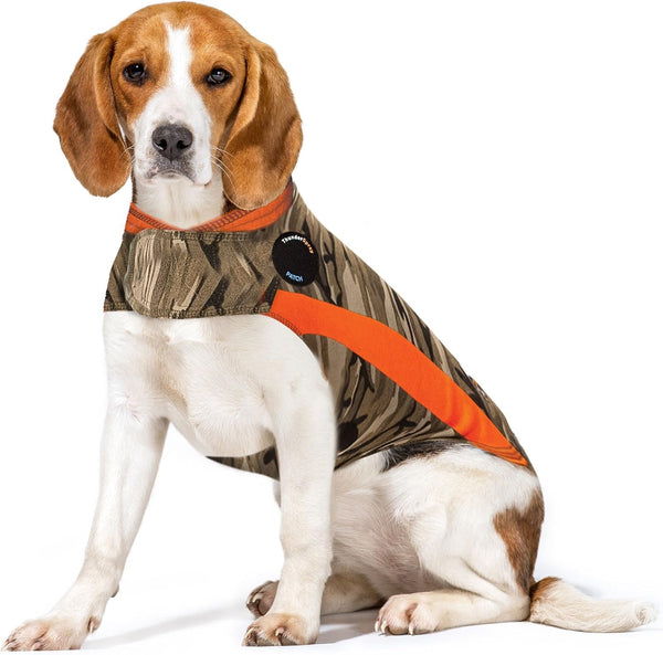 ThunderShirt for Dogs, Medium, Camo Polo - Dog Anxiety Vest for Calming