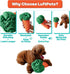 Carrot Puzzle Sniff Toy for Dogs, Cats, and Small Pets