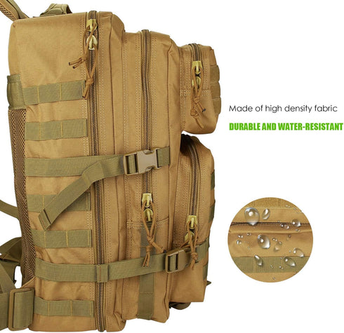 ProCase Tactical Backpack Bag - 40L Large 3 Day Military Army Outdoor Assault Pack