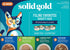 Solid Gold Wet Cat Food Variety Pack - Pate & Shreds in Gravy with Real Chicken, Tuna & Mackerel - 12 Pack