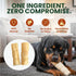 3 Pack 10 Inch Beef Cheek Rolls Extra Thick for Large Dogs Digestible Rawhide Alternative Chews, Long Lasting Dental